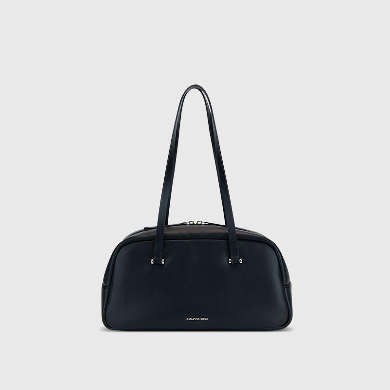 genuine leather shoulder bag, view 2 - MRSLM