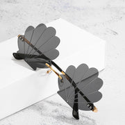 flower rimless retro sunglasses, view 13 - MRSLM