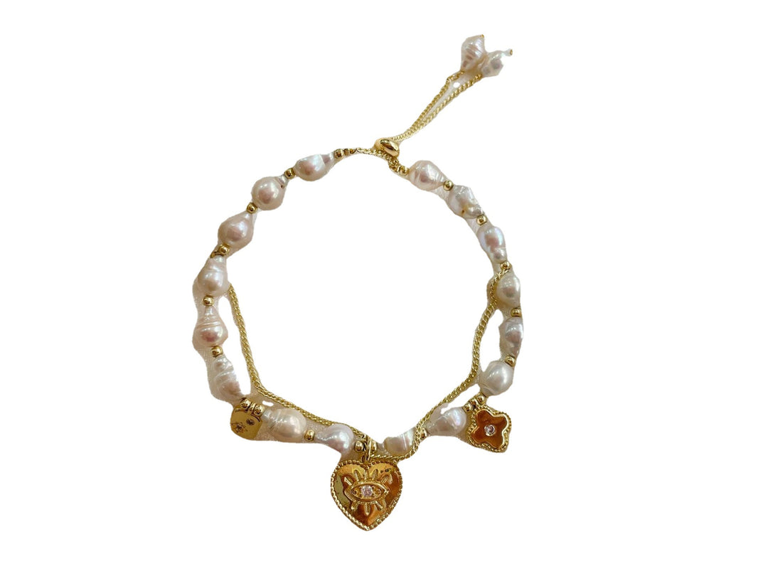 Love Freshwater Pearl Fashion Bracelet