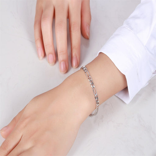 geometric sterling silver bracelet - MRSLM