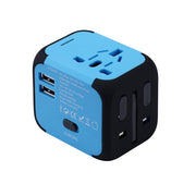 universal travel adapter with dual usb, view 7 - MRSLM