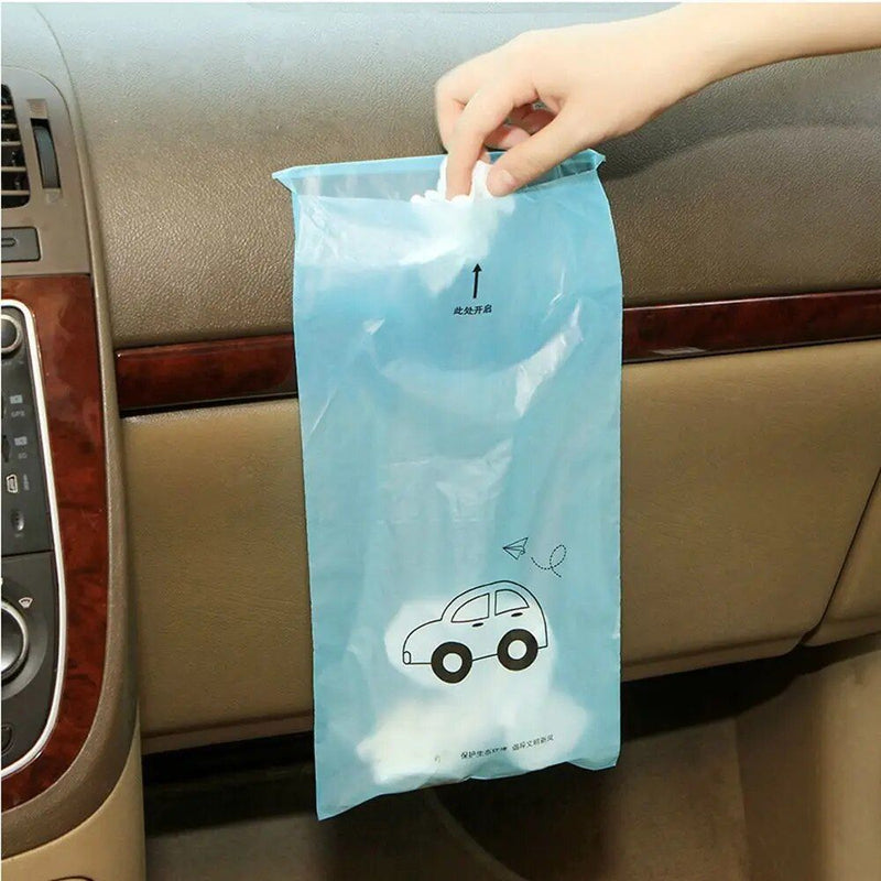 disposable adhesive car trash bags, view 8 - MRSLM