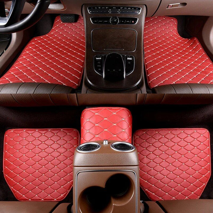 Universal PU Leather Car Floor Mats