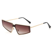 Flat top rectangle sunglasses, view 3 - MRSLM