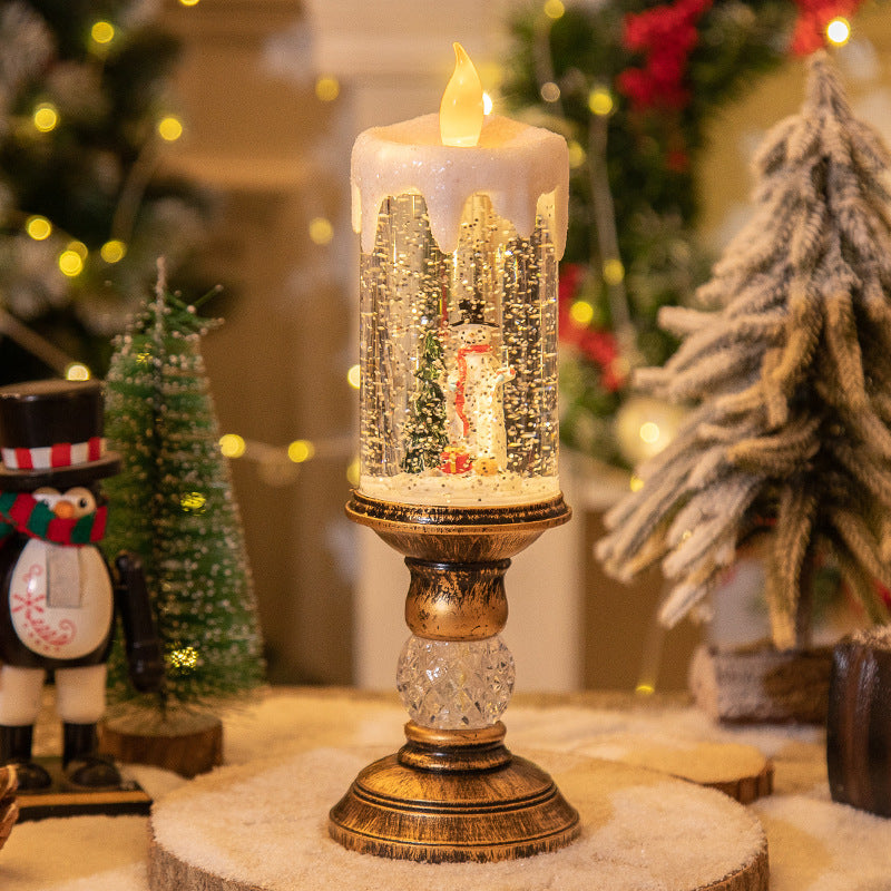 christmas candle light decoration, view 3 - MRSLM