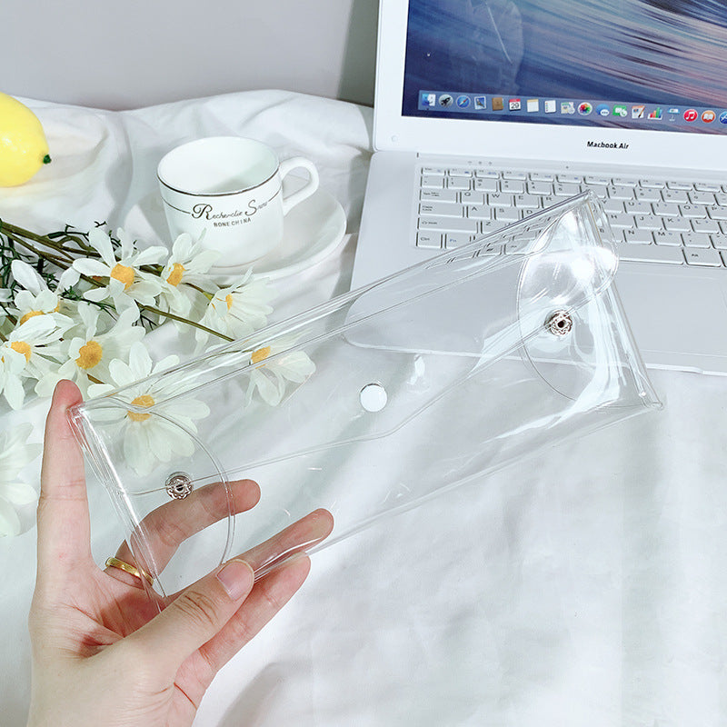 transparent pvc cosmetic bag, view 3 - MRSLM