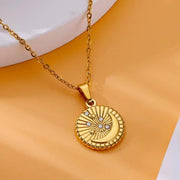 star disc pendant necklace - MRSLM