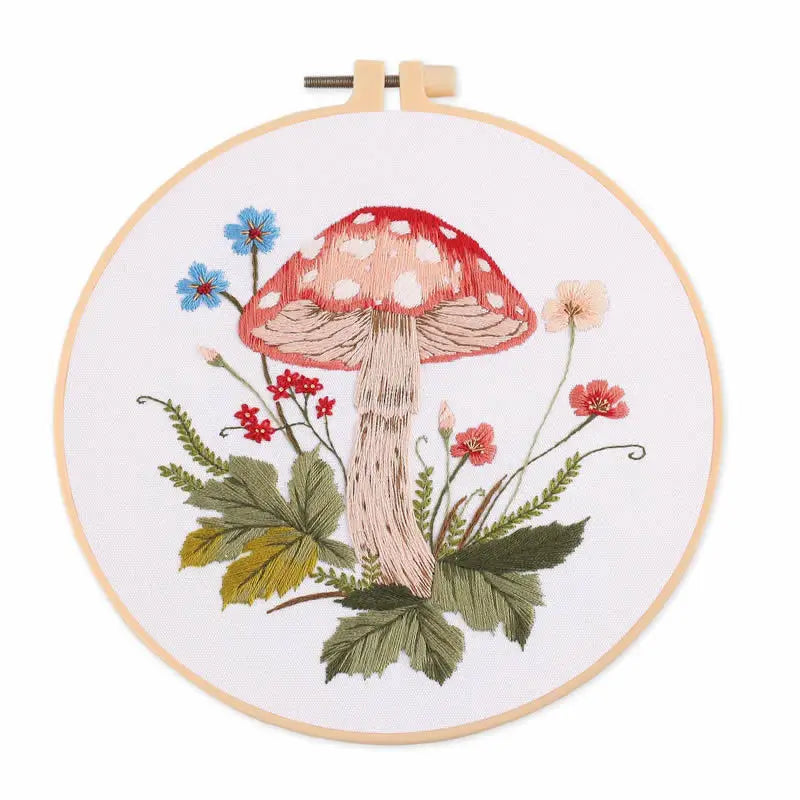 Mushroom embroidery kit, view 5 - MRSLM