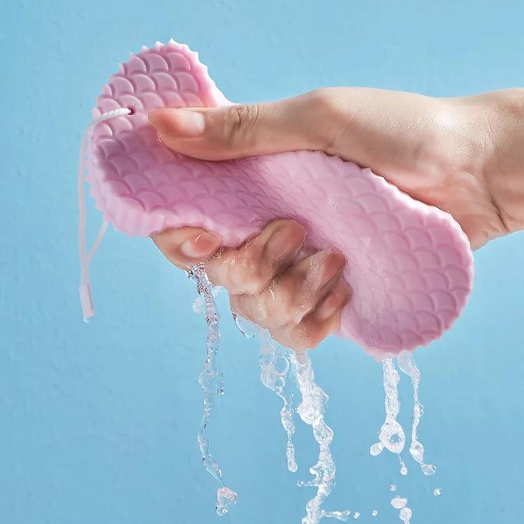 Exfoliating Shower Sponge - Skin Revitalizing Body Scrubber