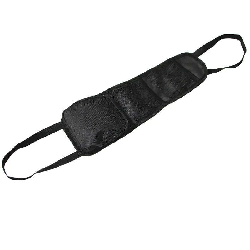 stretchable car seat organizer with drink holder - MRSLM