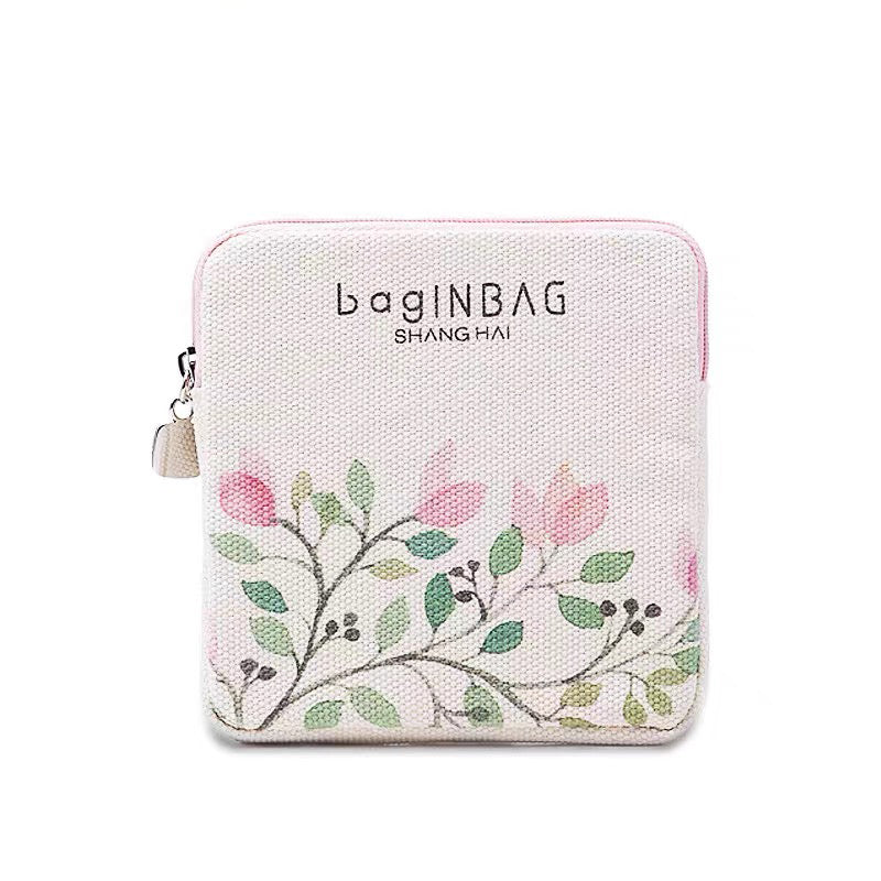 mini portable sanitary pad pouch, view 2 - MRSLM