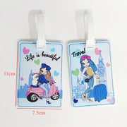 PVC luggage tags set of 2, view 6 - MRSLM