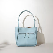 Genuine leather bucket bag, view 7 - MRSLM