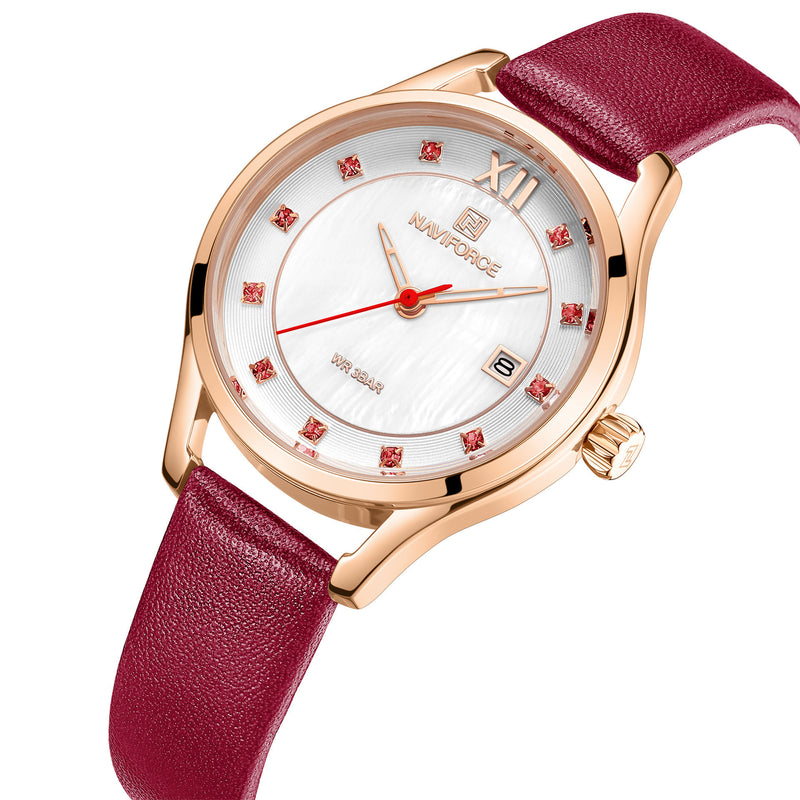Waterproof Quartz PU Strap Watch