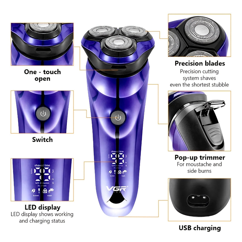 men's electric shaver, view 8 - MRSLM