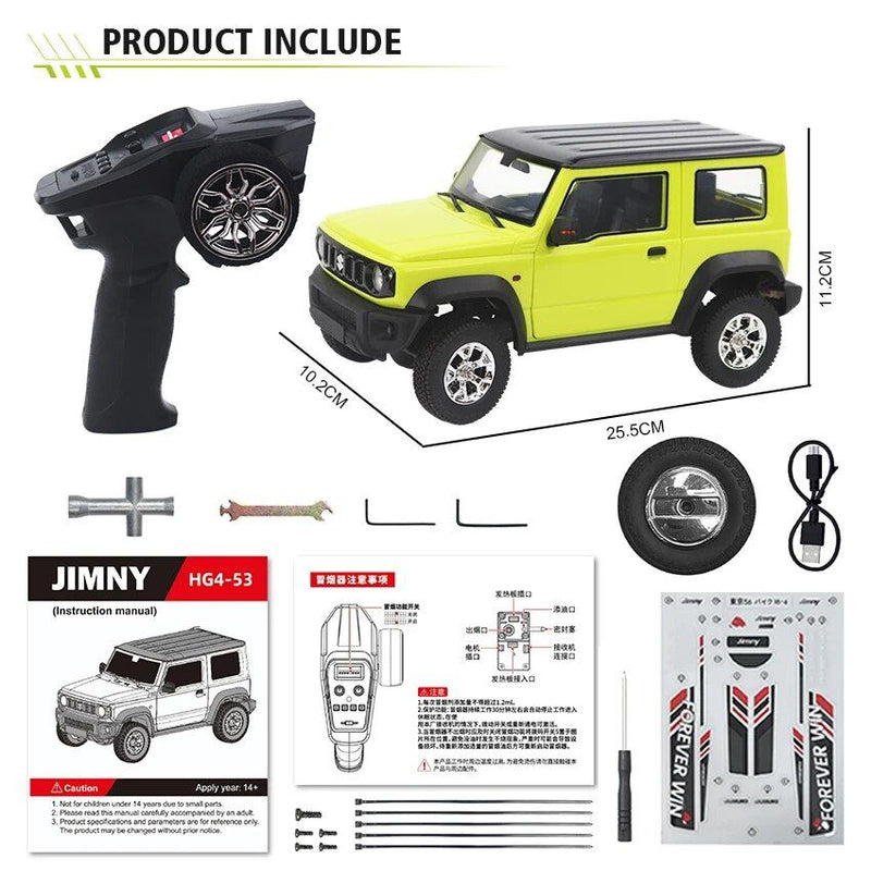 1/16 Scale Pro RC Crawler mit simuliertem Licht-, Sound- und Rauchsystem