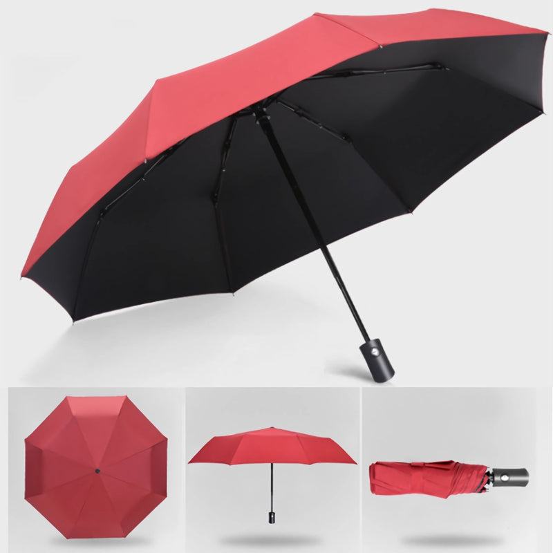automatic wind-resistant 3-folding parasol, view 9 - MRSLM