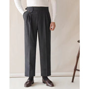 men's high waist suit pants, view 3 - MRSLM