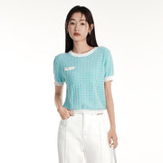 geometric knit top - MRSLM