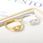 stainless steel gold twist ring, view 6 - MRSLM
