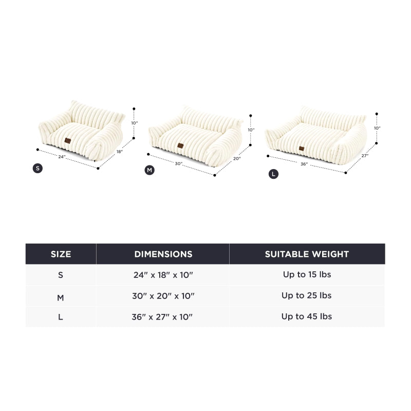 Warm plush cat and dog bed, view 7 - MRSLM