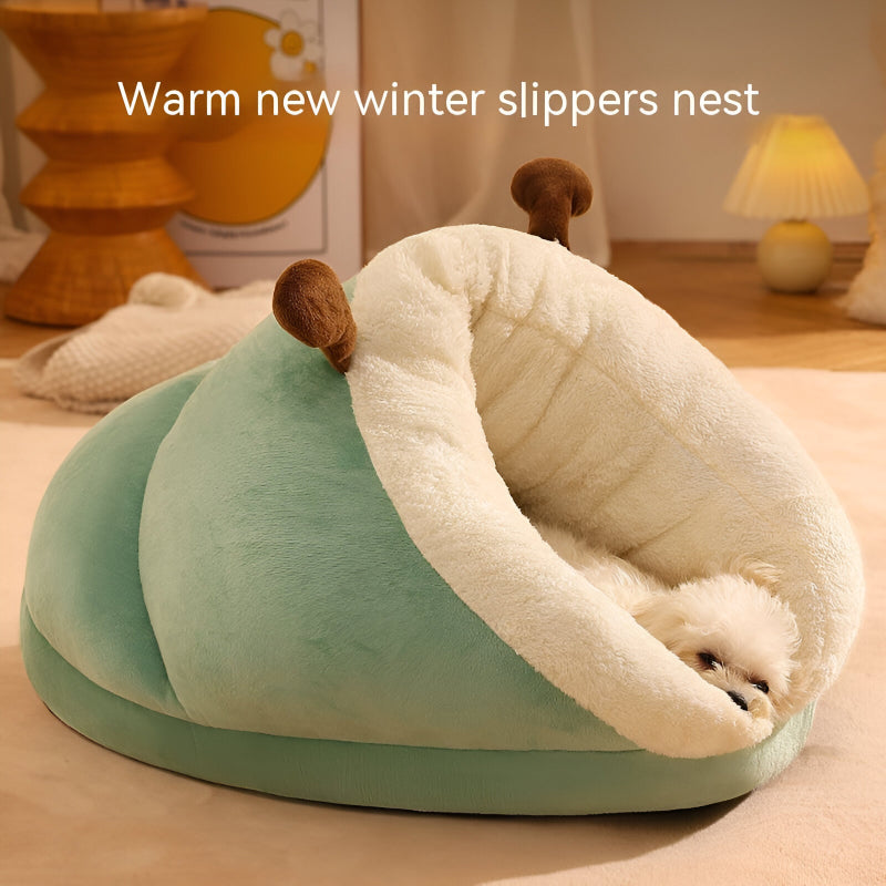 fluffy dog sofa bed for small breeds, view 5 - MRSLM