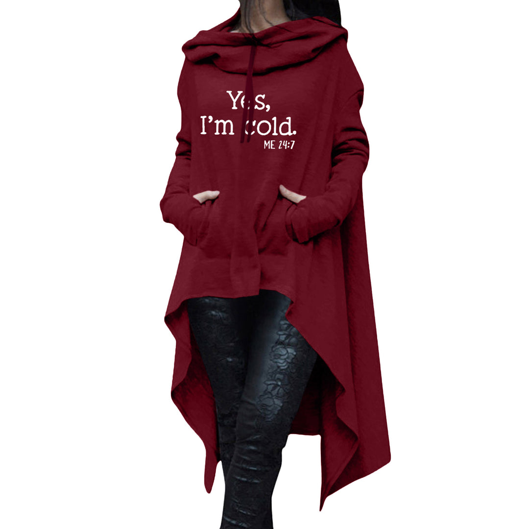 Autumn And Winter Mid-length Halloween Printed Hoodie Plus Size Casual Top