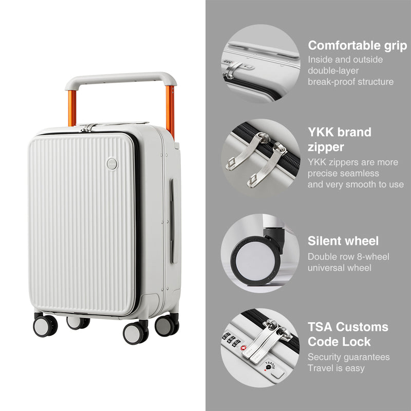 PC suitcase with laptop pocket, view 8 - MRSLM