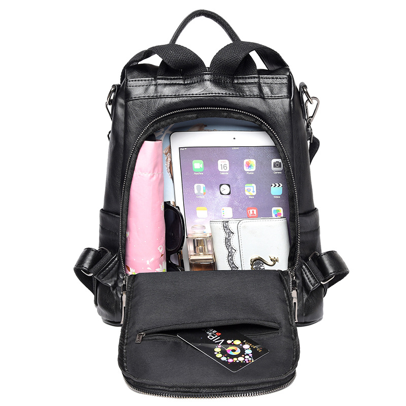 Women's Waterproof Multi-Carry Backpack with Large Capacity & Anti-Theft Pocket