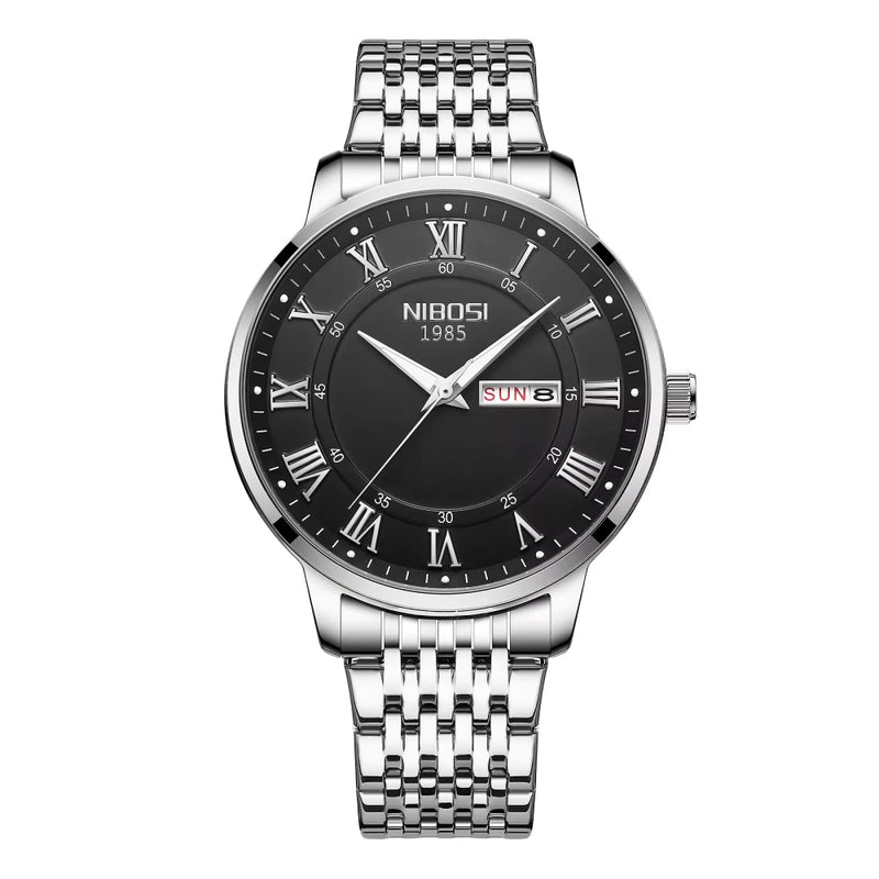 quartz wristwatch with luminous hands, view 3 - MRSLM