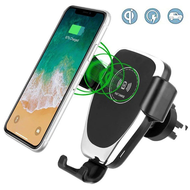 10W Qi Wireless Fast Charger Car Mount for Mobile Phones