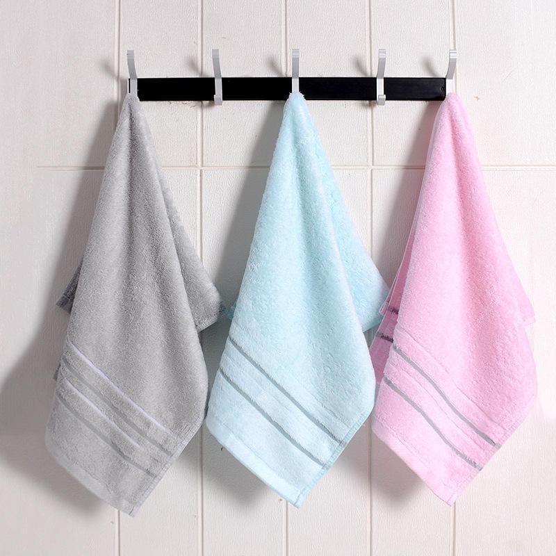 thick striped cotton face and hand towel - MRSLM