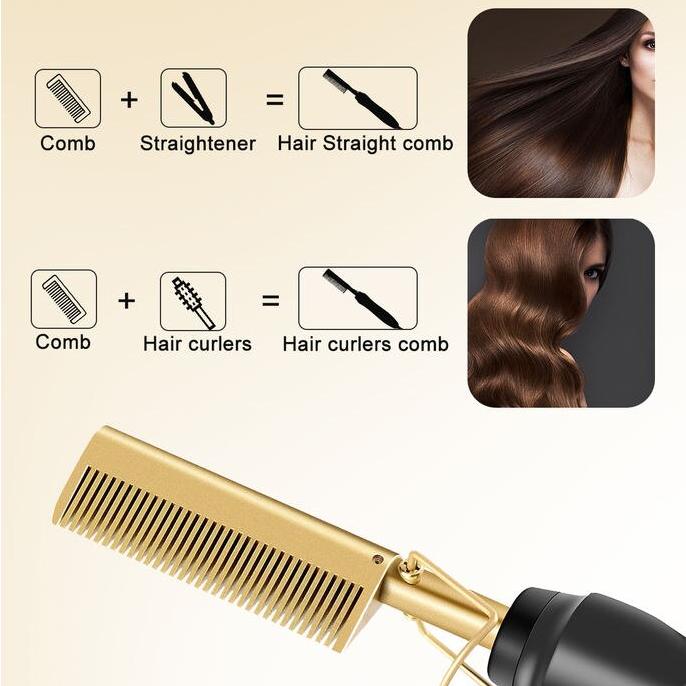 electric hot comb beard straightener, view 11 - MRSLM