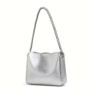 Cowhide square chain shoulder bag, view 5 - MRSLM