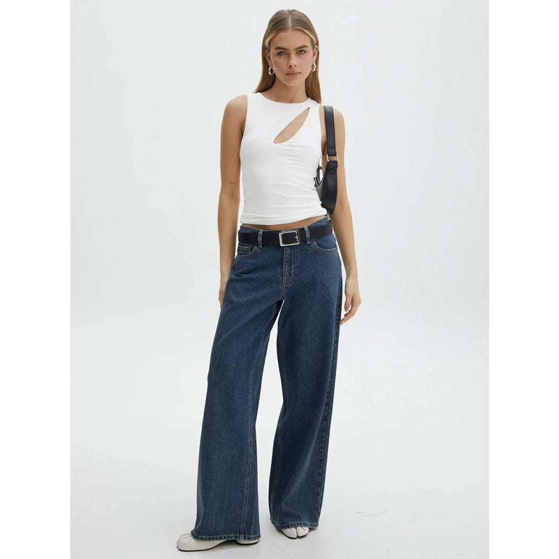 sleeveless cut out knit top, view 27 - MRSLM