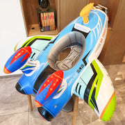 inflatable airplane swim ring with seat, view 8 - MRSLM