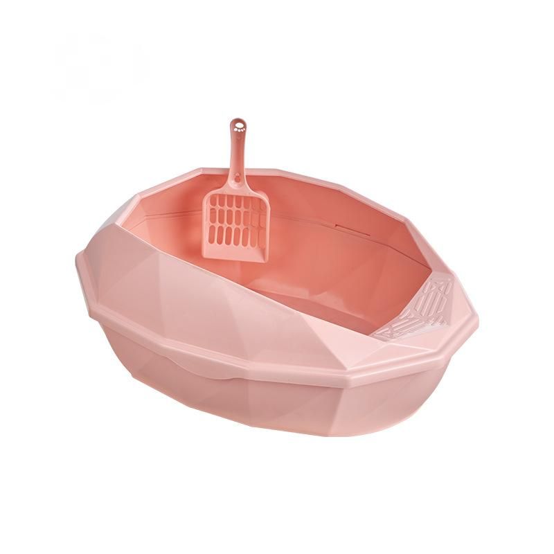 colorful diamond small cat litter box, view 11 - MRSLM