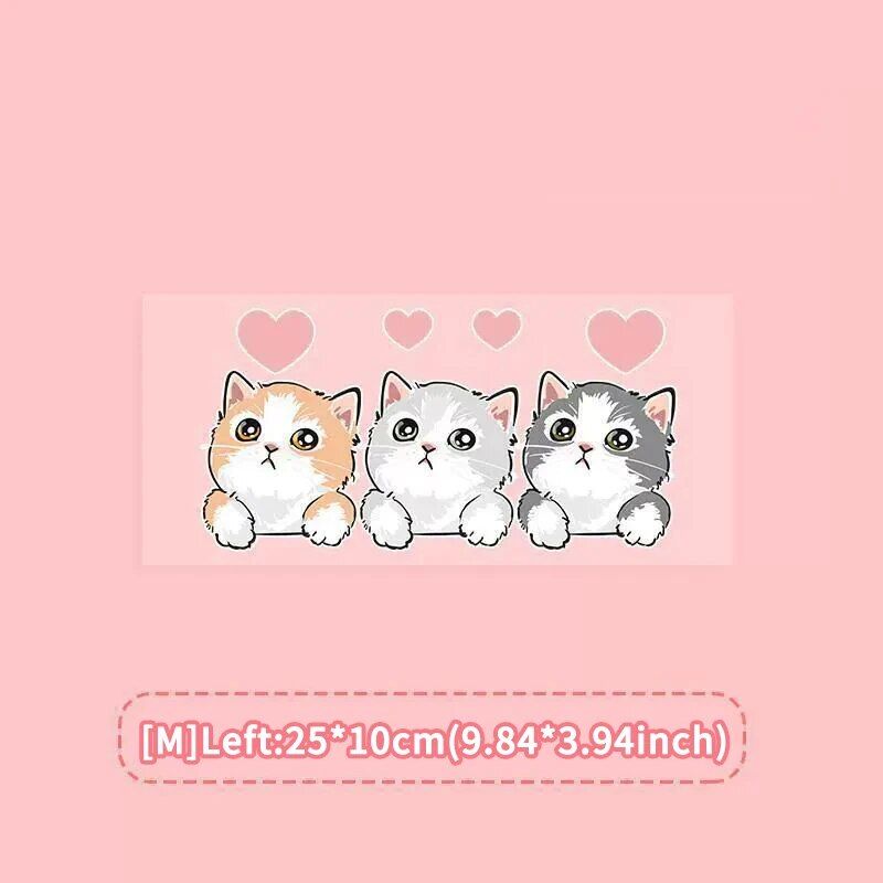 Cute cartoon cat car stickers, view 4 - MRSLM