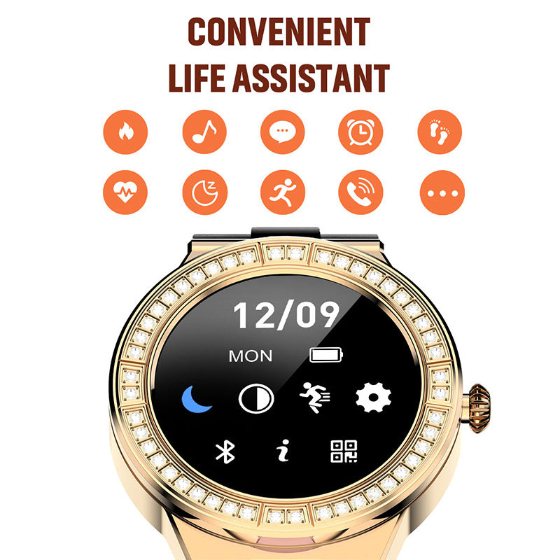 Women's Bluetooth Connected Pedometer Multi-Sport Mode Smart Watch