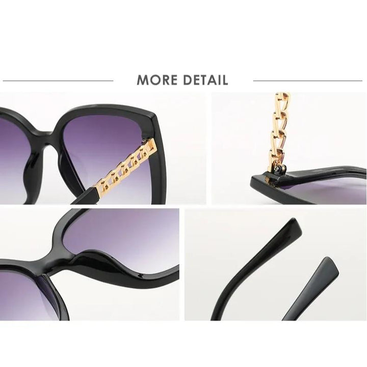 Luxury Oversized Square Sunglasses for Women