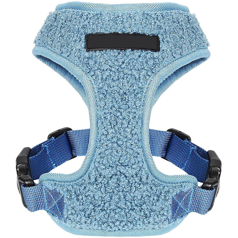 fleece dog harness and leash set, view 8 - MRSLM
