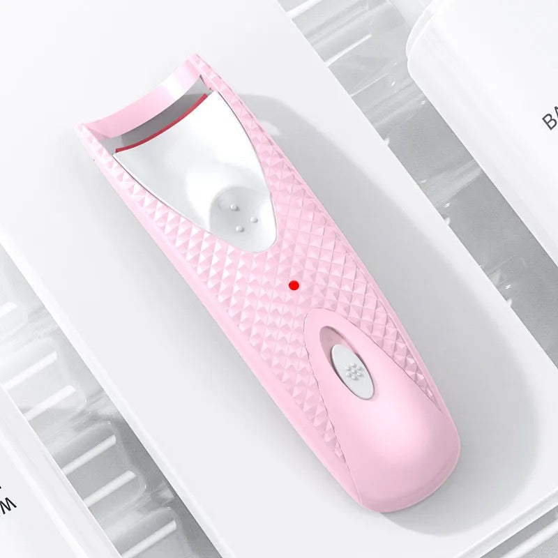 portable electric heated eyelash curler, view 2 - MRSLM