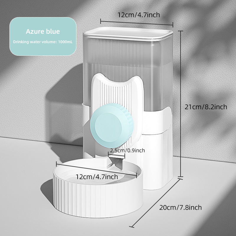 automatic pet feeder and water dispenser, view 3 - MRSLM