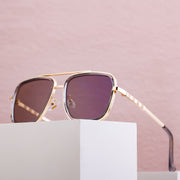 vintage square oversized sunglasses, view 11 - MRSLM