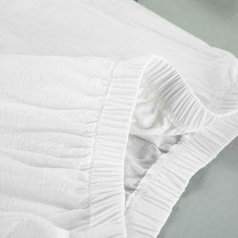 Conjunto de duas peças simples em algodão puro para o verão
