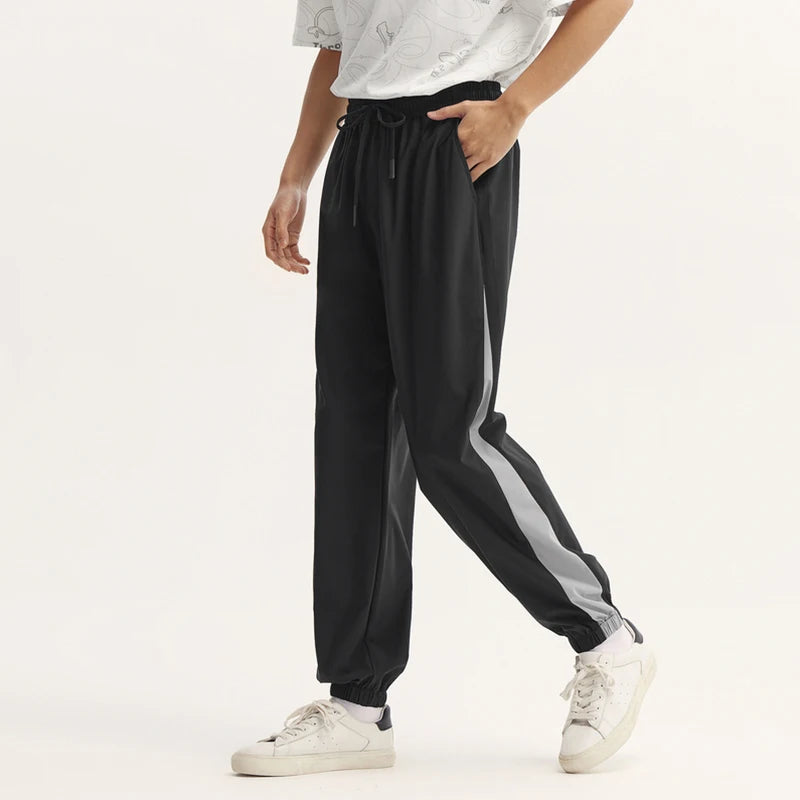 men's color-block jogger pants, view 9 - MRSLM