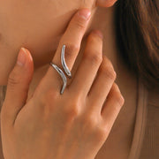 staggered open ring, view 5 - MRSLM