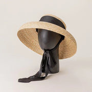 wide brim summer beach straw hat - MRSLM