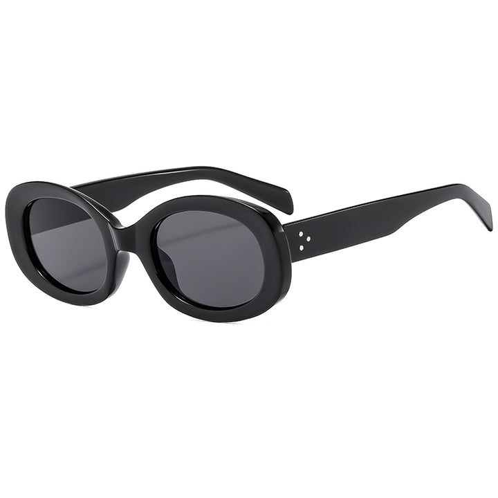 Chic Retro Oval Sunglasses for Women