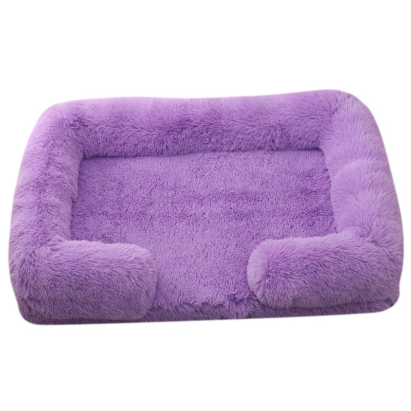Plush round donut pet bed, view 12 - MRSLM